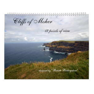 Calendrier Cliffs of Moher 12 points of view