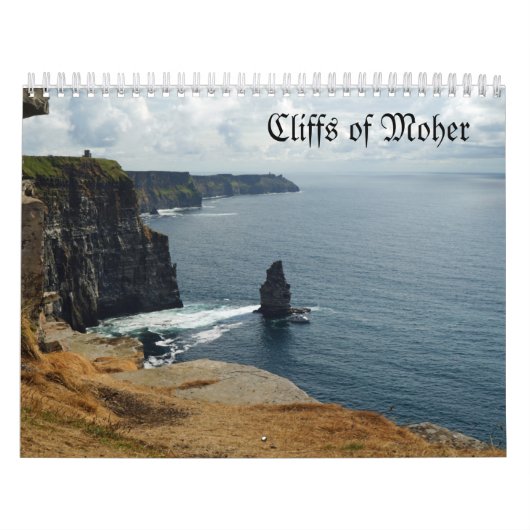 Calendrier Cliffs of Moher english (Protection)