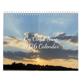 Calendrier Cloud Nine 12 mois 2026