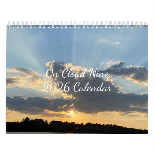 Calendrier Cloud Nine 12 mois 2026 (Protection)