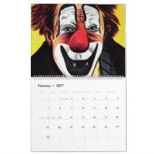 Calendrier Clowns Vintages déplaisants (Feb 2027)