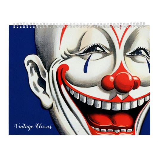 Calendrier Clowns Vintages déplaisants (Protection)