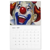 Calendrier Clowns Vintages déplaisants (Mar 2027)
