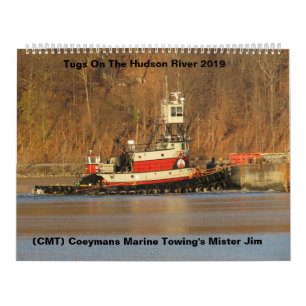 Calendrier (CMT) Monsieur JIM du remorquage marin de Coeymans