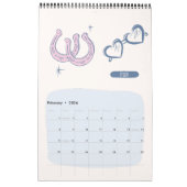 Calendrier Coastal Cowgirl Girly Planner (Feb 2026)