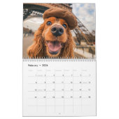 Calendrier Cocker Spaniel Selfie Tour - 2026 Travel Calendar (Feb 2026)