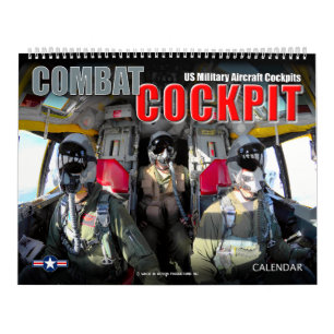 Calendrier COCKPIT DE COMBAT - Cocktails d'avions militaires 