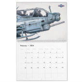 Calendrier COCKPIT DE COMBAT - Cocktails d'avions militaires (Feb 2026)