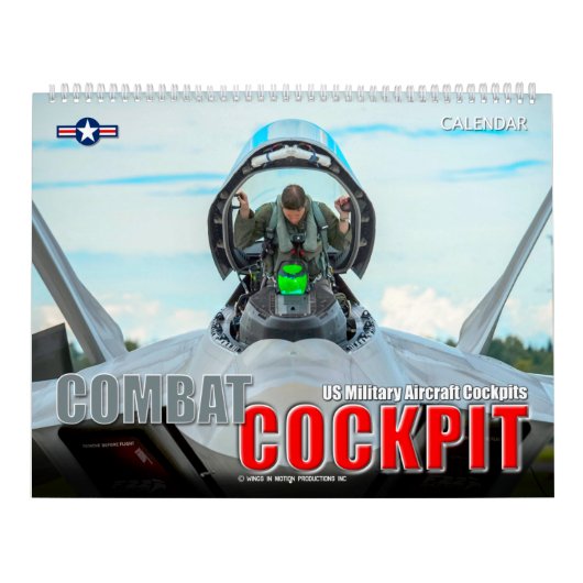 Calendrier COCKPIT DE COMBAT - Cocktails d'avions militaires (Protection)