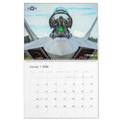 Calendrier COCKPIT DE COMBAT - Cocktails d'avions militaires (Jan 2026)