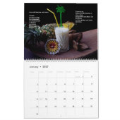 Calendrier Cocktails de rhum (Jan 2027)