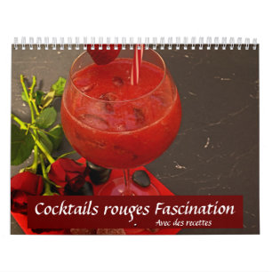 Calendrier Cocktails rouges Fascination
