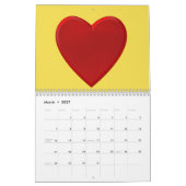Calendrier coeur d'or (Mar 2027)
