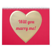 Calendrier coeur d'or (Protection)