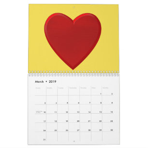 Calendrier coeur d'or