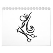 Calendrier Coiffeur de ciseaux de cheveux (Protection)