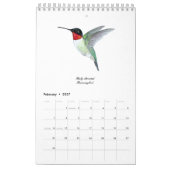 Calendrier Colibri (Feb 2027)