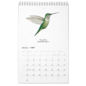 Calendrier Colibri (Jan 2027)