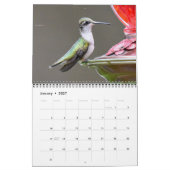 Calendrier Colibri du Michigan (Jan 2027)