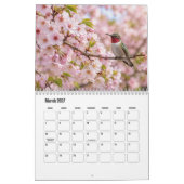 Calendrier Colibris et Fleurs (Mar 2027)