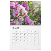 Calendrier Colibris et Fleurs (Feb 2027)