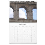 Calendrier Colisée Rome (Feb 2027)