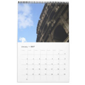 Calendrier Colisée Rome (Jan 2027)
