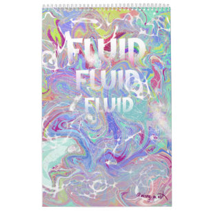 Calendrier Collage d'art liquide FLUID