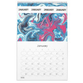 Calendrier Collage d'art liquide FLUID (Jan 2026)