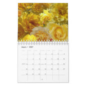 Calendrier Collage de fleurs (Mar 2027)