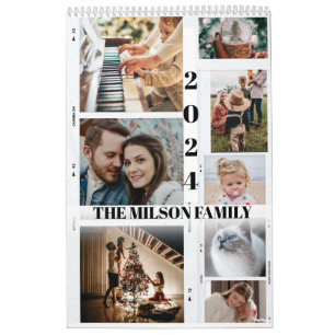 Calendrier collage photo