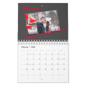 Calendrier Collage photo de famille moderne tendance 2023 (Feb 2026)