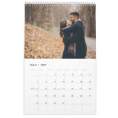 Calendrier collage photo moderne mignon (Mar 2027)