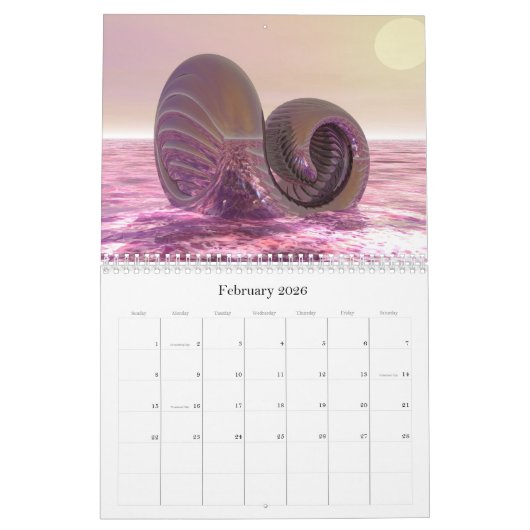 Calendrier Collection 3D 2024 (Feb 2026)