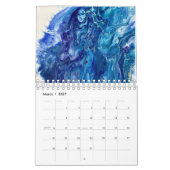 Calendrier Collection Abstraite peinture d'art flu (Mar 2027)