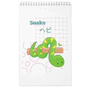 Calendrier Collection Cute Snake-Kawaii
