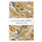 Calendrier Collection d'art Abstraite (Protection)