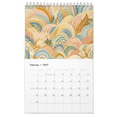 Calendrier Collection d'art Abstraite (Feb 2027)