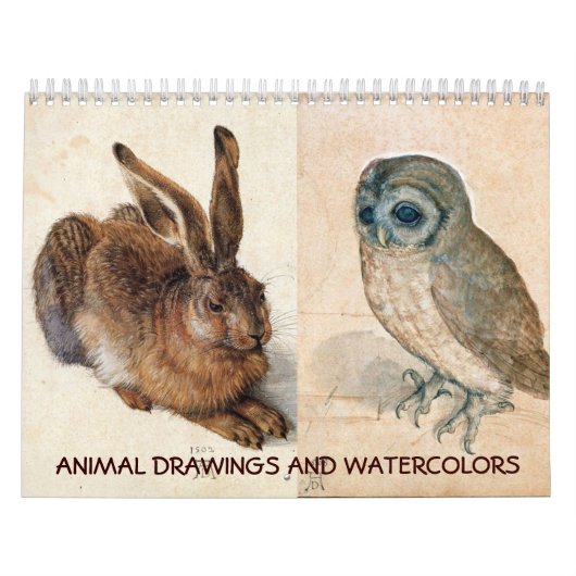 Calendrier COLLECTION D'ART FINE / Dessins Animaux 2017 (Protection)
