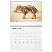 Calendrier COLLECTION D'ART FINE / Dessins Animaux 2017 (Feb 2026)