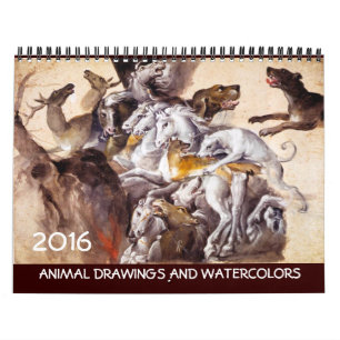 Calendrier COLLECTION de BEAUX-ARTS/dessins animaux 2016