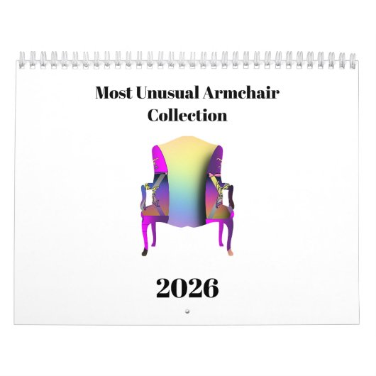 Calendrier Collection de fauteuils les plus inhabituelle (Protection)