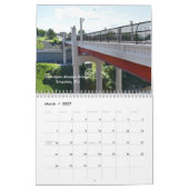 Calendrier Collection de panneaux muraux de ponts (Mar 2027)