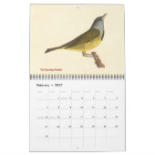 Calendrier Collection de parulines no 1 Lithographies d'oisea (Feb 2027)
