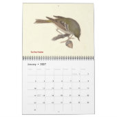 Calendrier Collection de parulines no 1 Lithographies d'oisea (Jan 2027)