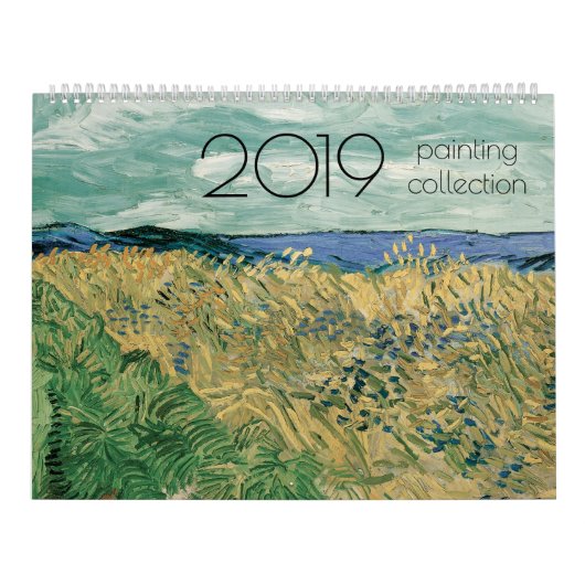 Calendrier Collection de peintures 2019 (Protection)