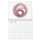 Calendrier Collection d'oeuvres d'art Abstraites colorées (Feb 2027)