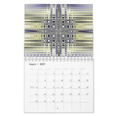 Calendrier Collection d'oeuvres d'art Abstraites colorées (Mar 2027)
