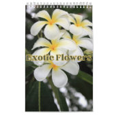 Calendrier Collection Fleurs exotiques Showcase Wall Calendri (Protection)