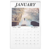 Calendrier Collection photo de la famille blanche moderne 202 (Jan 2026)